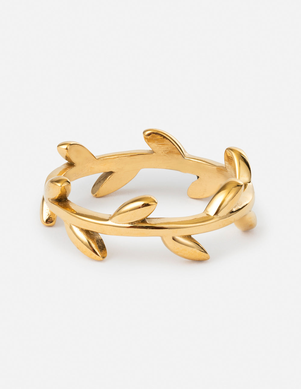 Dainty Olive Branch Ring by Elevated Faith
