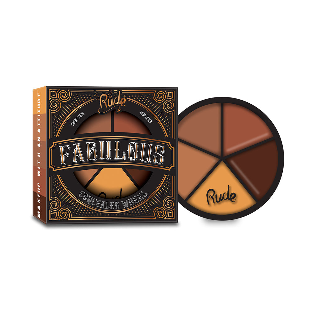 RUDE Fabulous Concealer Wheel - Dark by Avera Group