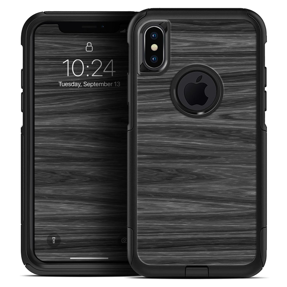 Dark Slate Wood - Skin Kit for the iPhone OtterBox Cases by Blue Leto
