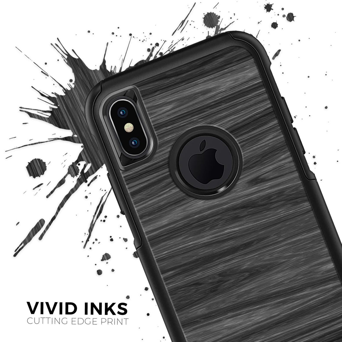 Dark Slate Wood - Skin Kit for the iPhone OtterBox Cases by Blue Leto