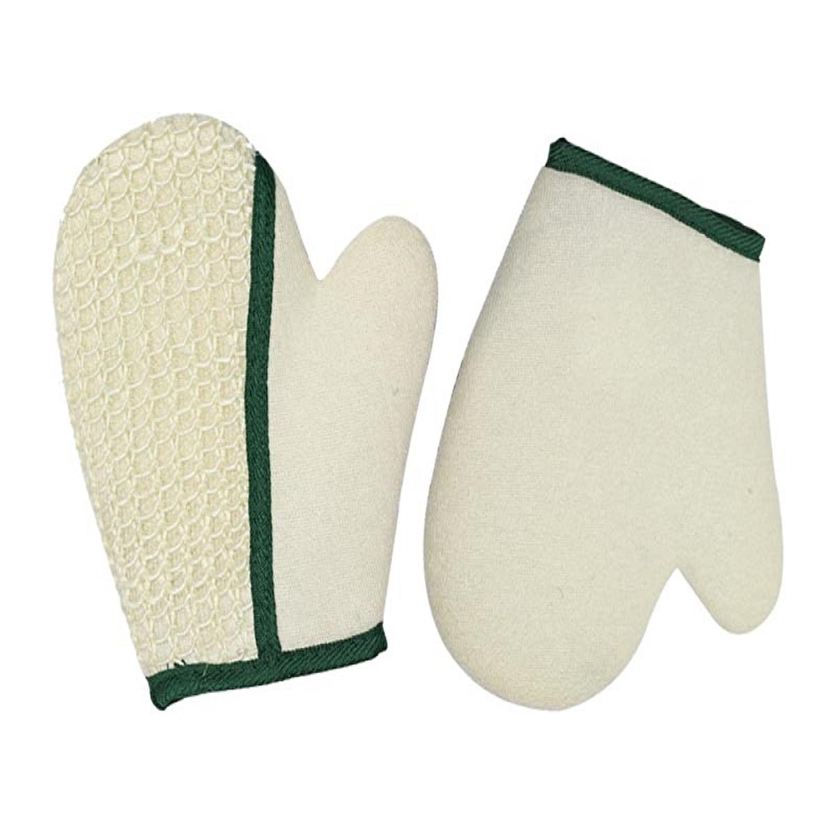 Nascita Sisal Exfoliating Shower Glove - Natural Sisal Material for Gentle Exfoliation & Enhanced Cleansing by Beauty Care Bag