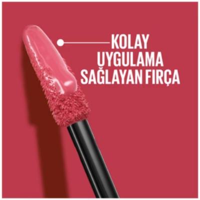 Maybelline Super Stay Vinyl Ink Long-Lasting Glossy Liquid Lipstick - 155 Upbeat by Beauty Care Bag