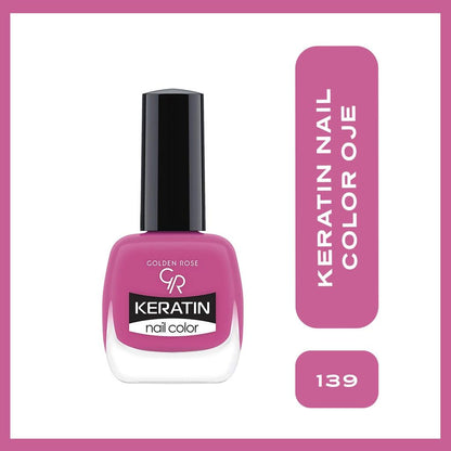 Golden Rose Keratin Nail Color Polish No. 139 - 10.5ml by Beauty Care Bag