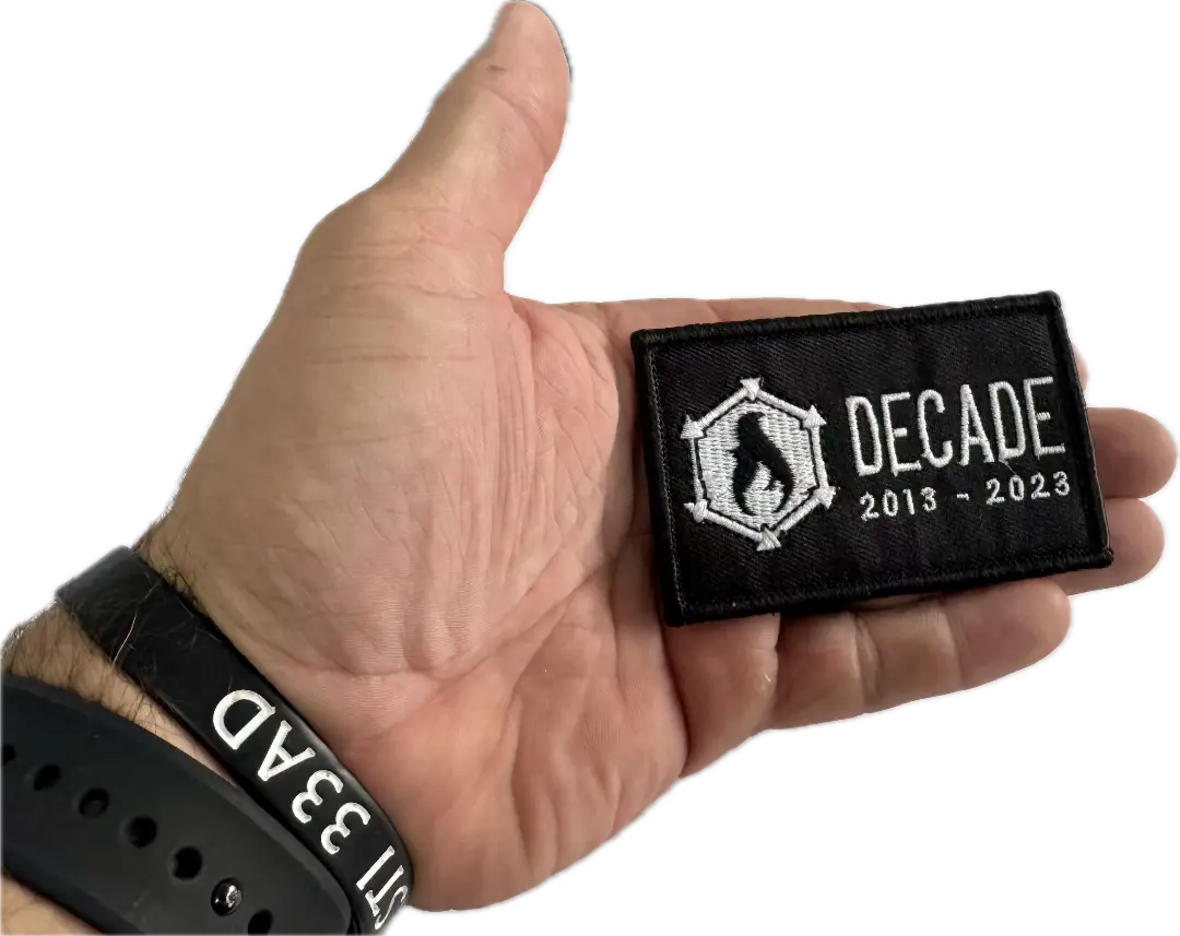 Decade Patch by Recycled Firefighter