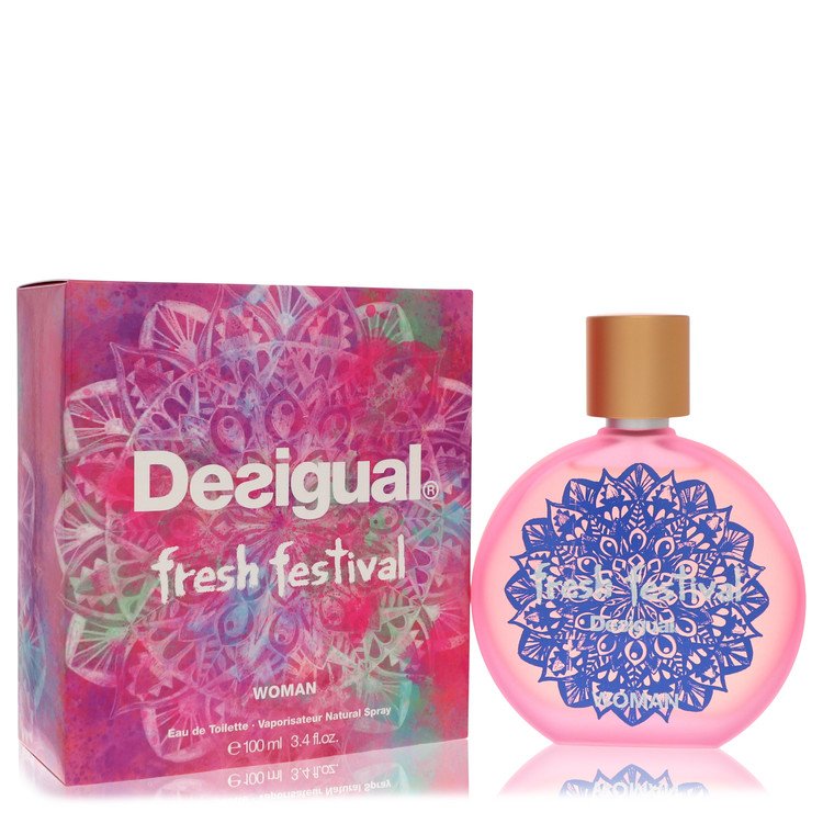 Desigual Fresh Festival by Desigual Eau De Toilette Spray 3.4 oz for Women by Avera Group