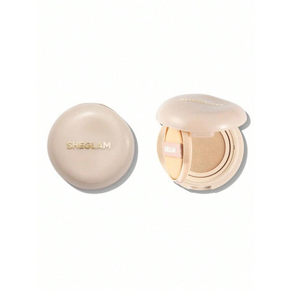 Sheglam Lock & Go Cushion Foundation for Dewy Skin Sand 15g by Beauty Care Bag