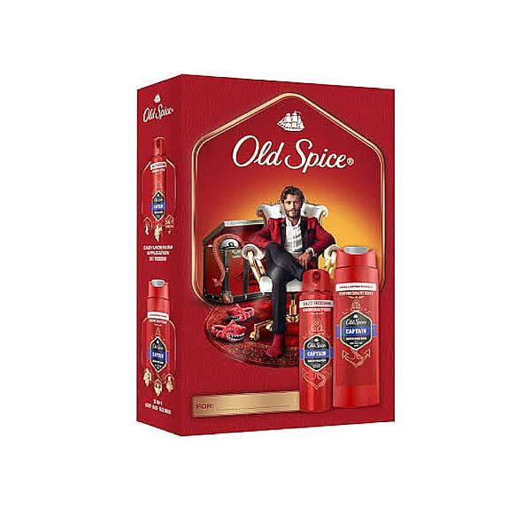Old Spice Captain Gentleman Set with Shower Gel 250 ml by Beauty Care Bag