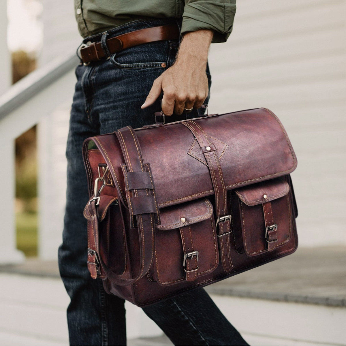 The Retro Vintage by Classy Leather Bags