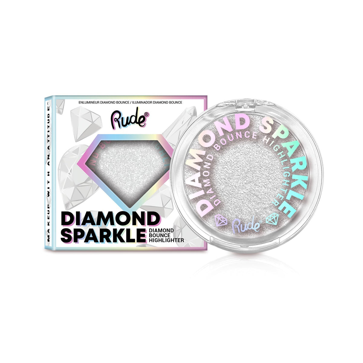 RUDE Diamond Sparkle Diamond Bounce Highlighter by Avera Group