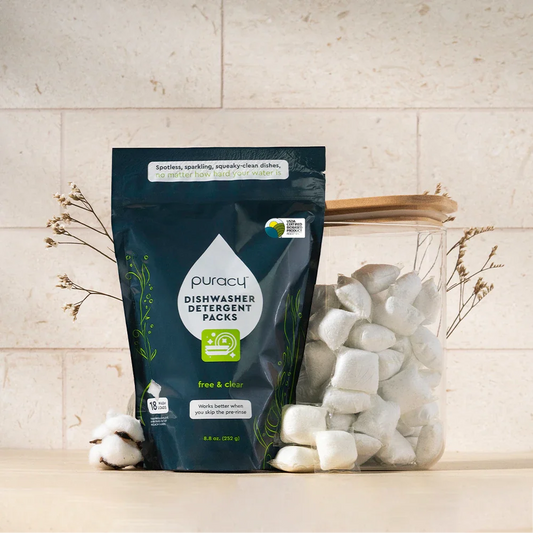 Natural dishwasher detergent pods