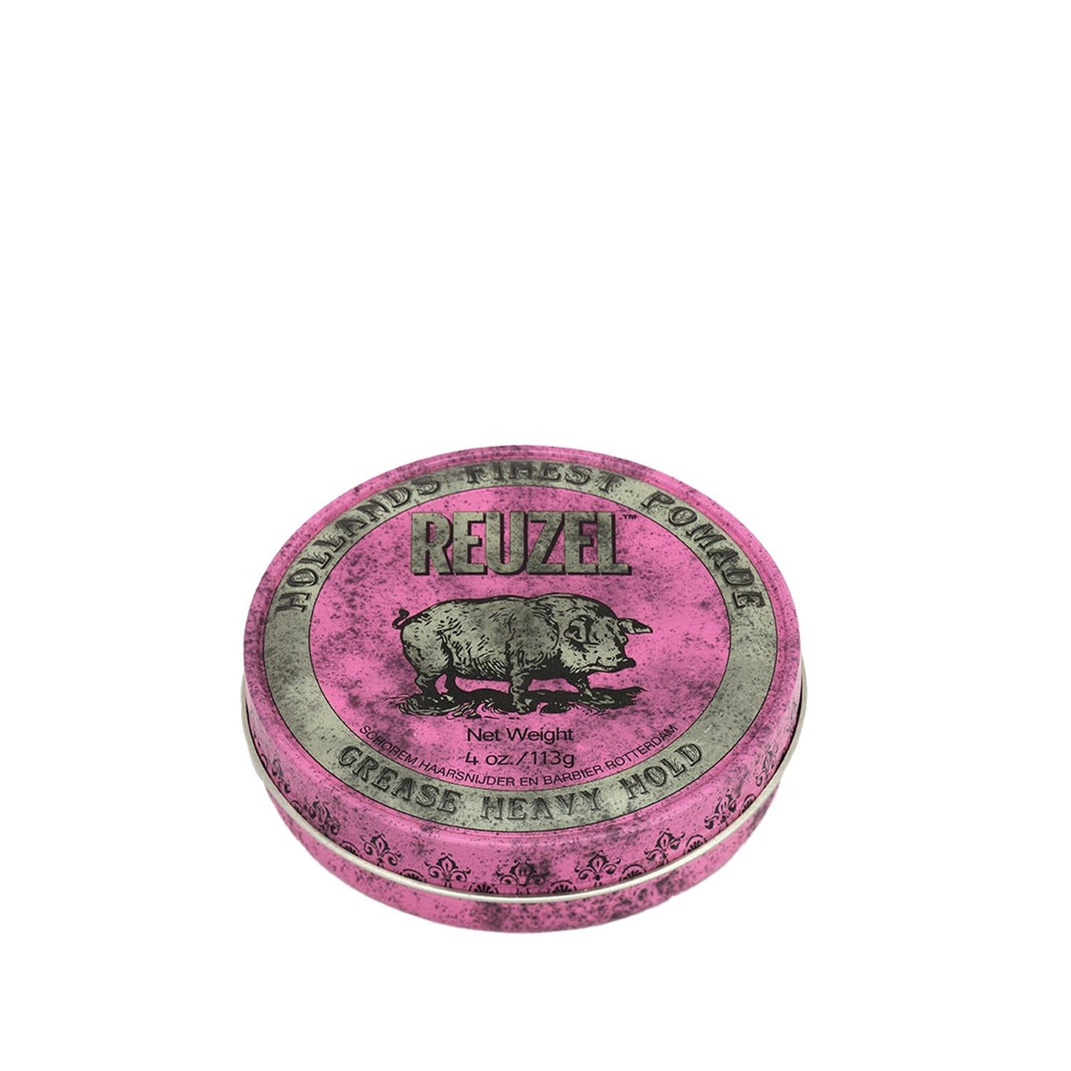 Reuzel Pink Heavy Grease strong hold hair styling product, 113g