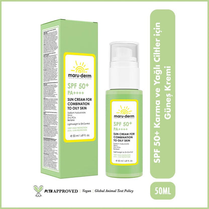 Maruderm SPF 50+ Sunscreen for Oily Skin 50 ml by Beauty Care Bag