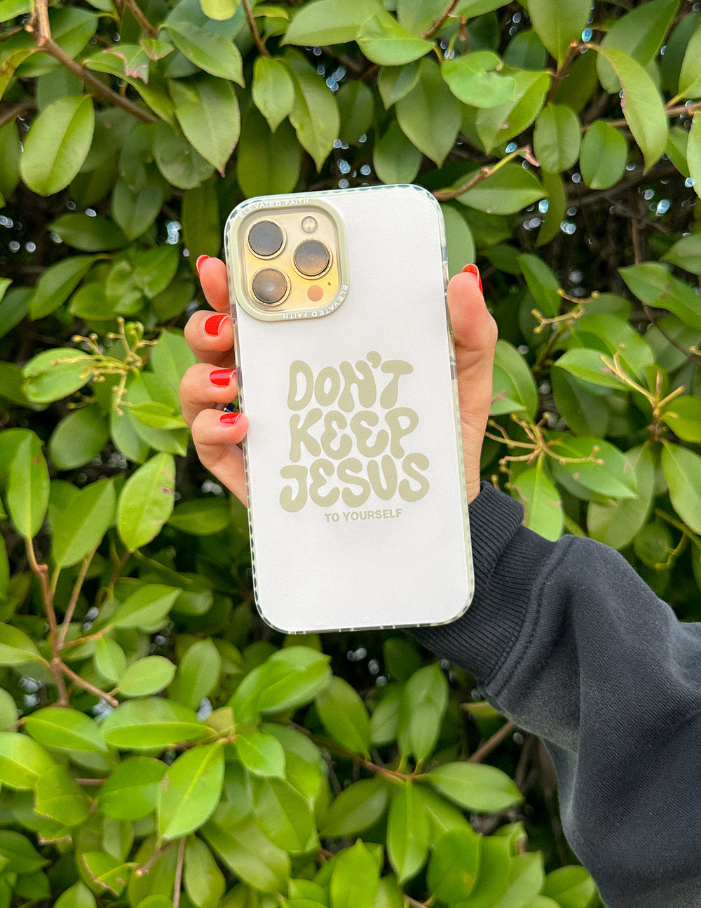 Don't Keep Jesus to Yourself Phone Case by Elevated Faith