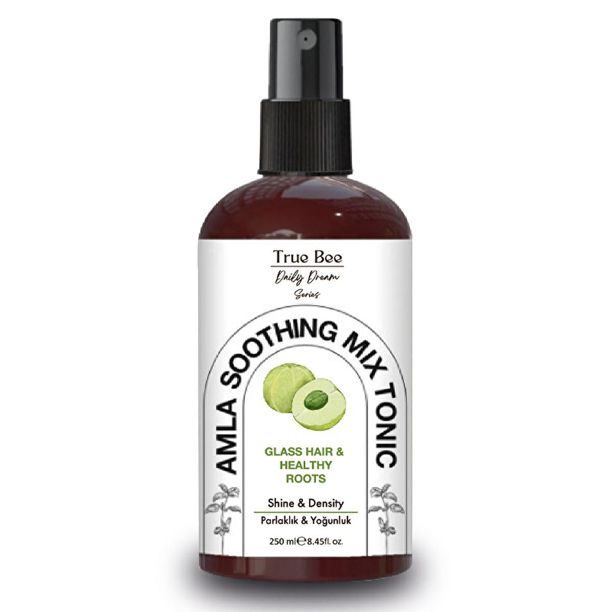 True Bee Daily Dream Amla Hair Tonic: Natural Solution for Hair Growth, Nourishment & Breakage Prevention - Volumizing & Strengthening by Beauty Care Bag