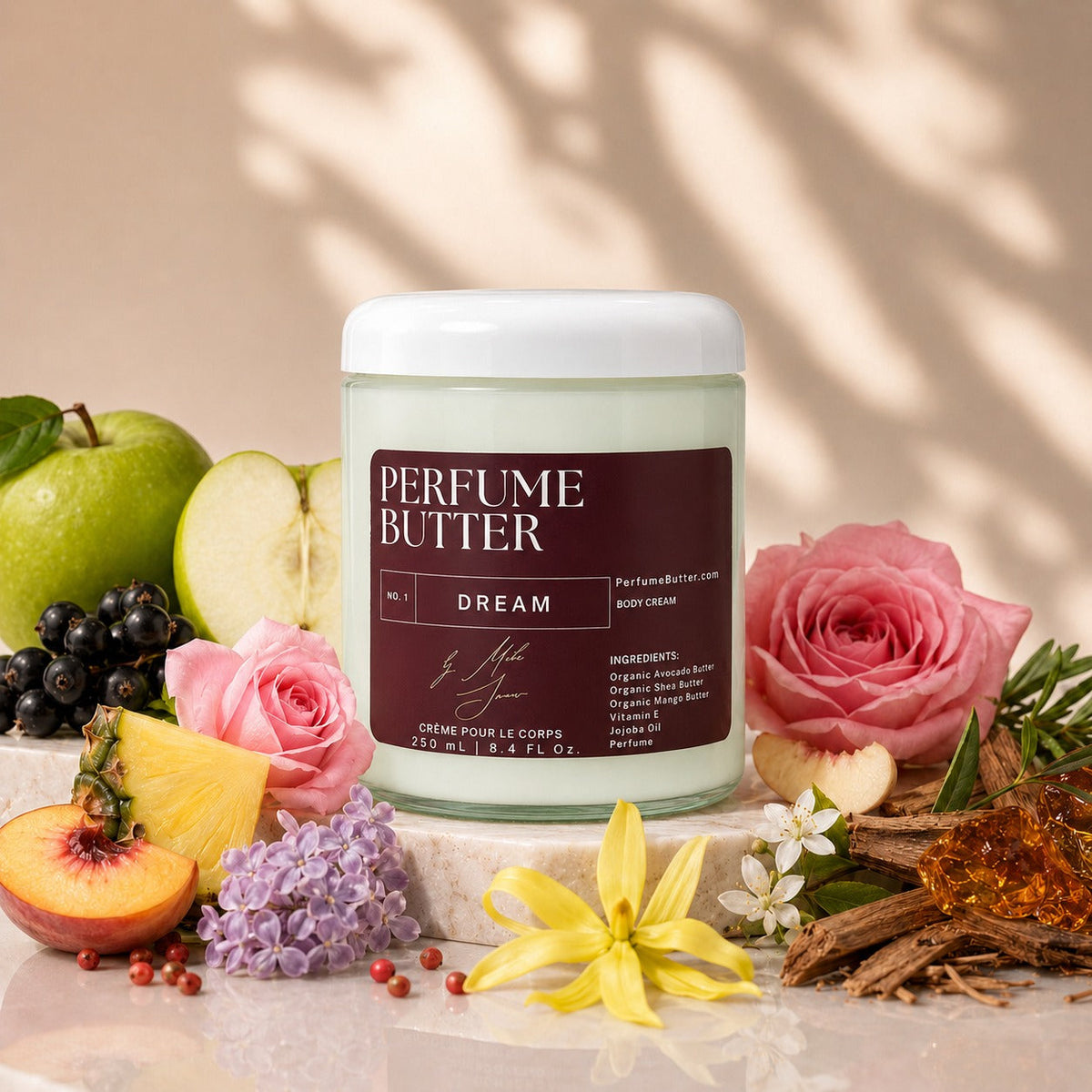 DREAM – The Luxury Body Butter Perfume | Crisp Green Apple, Pink Pepper & Bergamot Fragrance | Fresh Scent for Women| Perfume Butter by CB