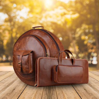 Premium Drummer's Combo by Classy Leather Bags