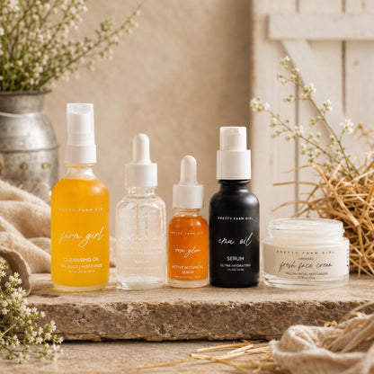 Dry Skin Hydrating Routine Kit by Pretty farm girl
