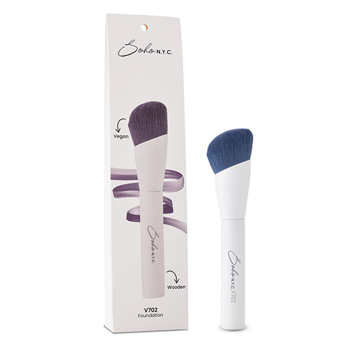 Soho NYC vegan teardrop foundation brush V702