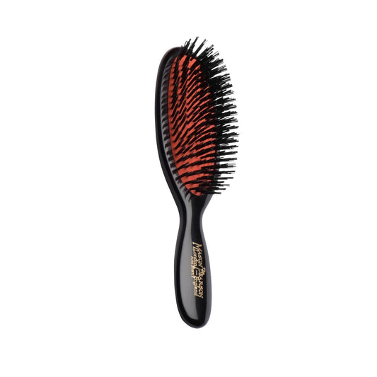 Mason Pearson Pocket Boar Bristle B4 Dark Hair Brush: For Healthy, Shiny Hair On-the-Go by Beauty Care Bag