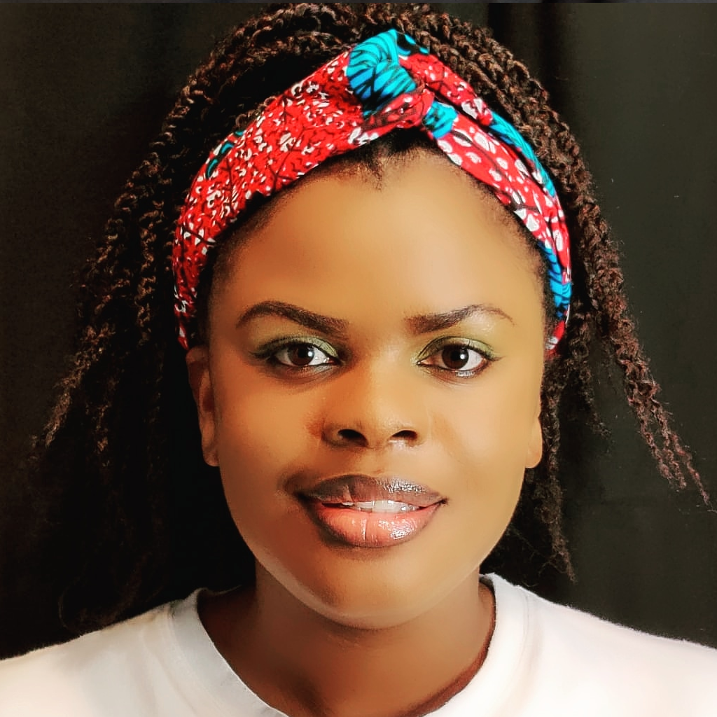 African print knot headband in 100% cotton