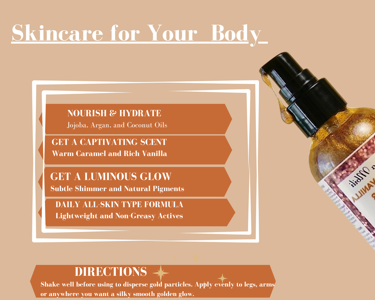 Tropical mango shimmer body oil – view 2