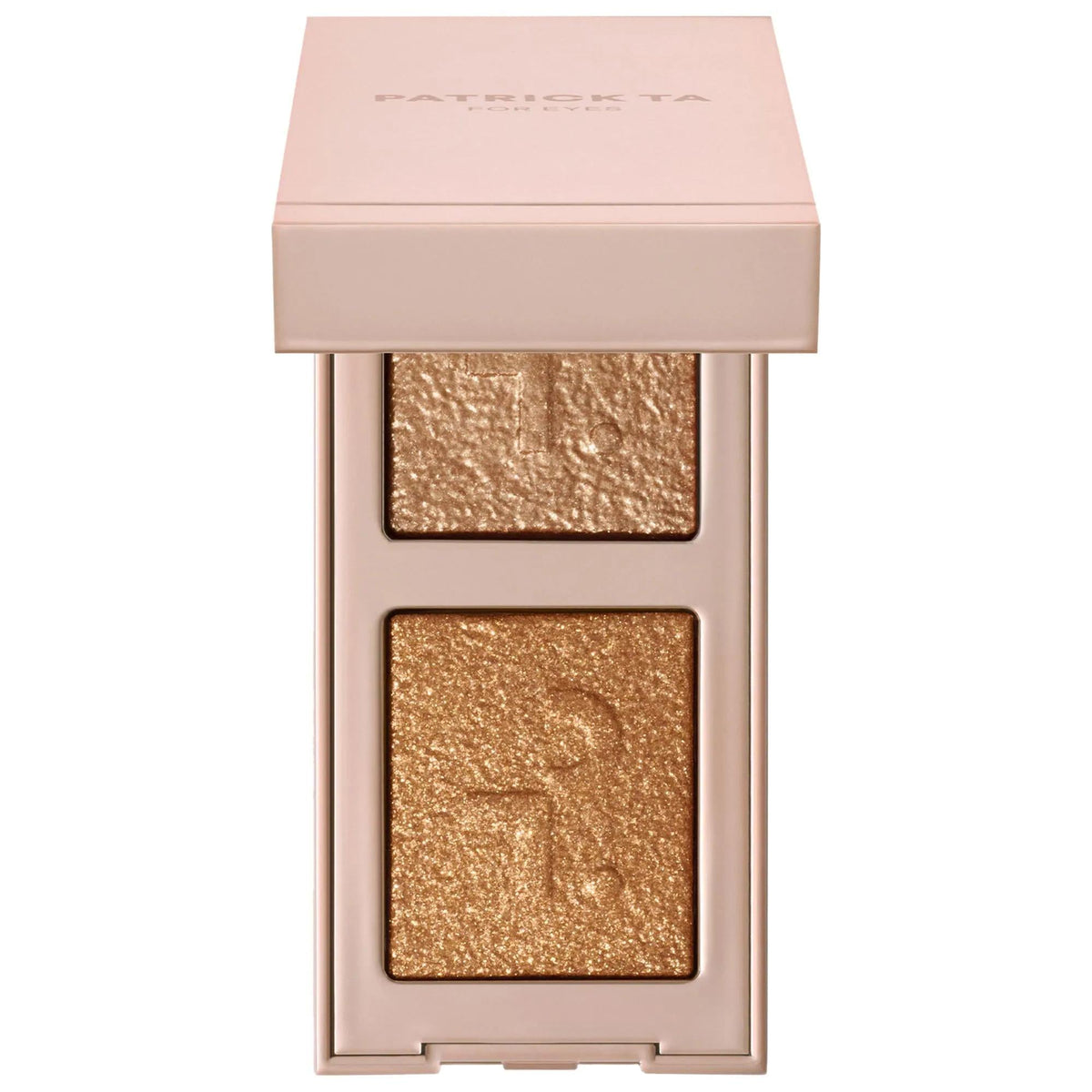Major Dimension shimmering eyeshadow duo with multidimensional pearl pigments