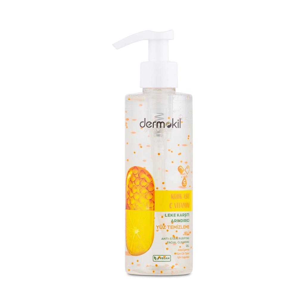 Dermokil Kojic Acid and Vitamin C Brightening Cleansing Gel 200 ml by Beauty Care Bag