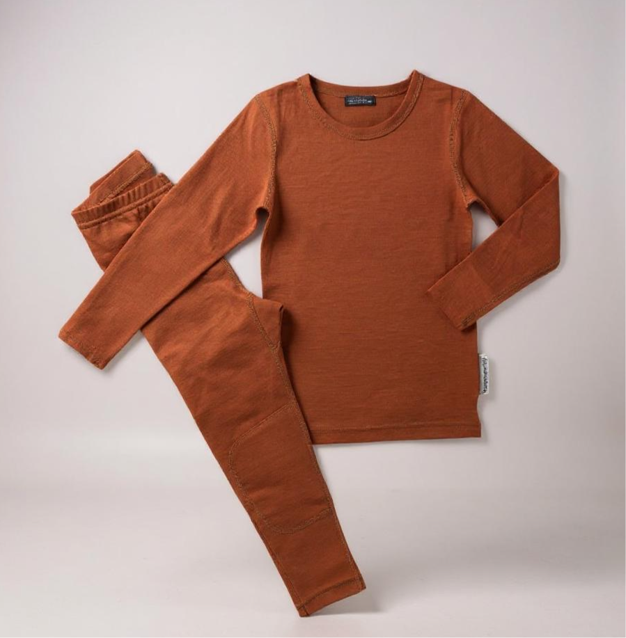 Merino wool base layers by Keep the Littles Wild