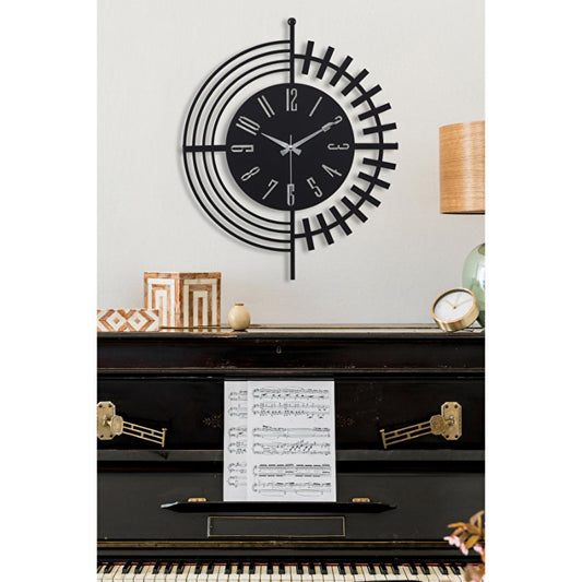 Muyika 50 x 50cm modern metal silent wall clock