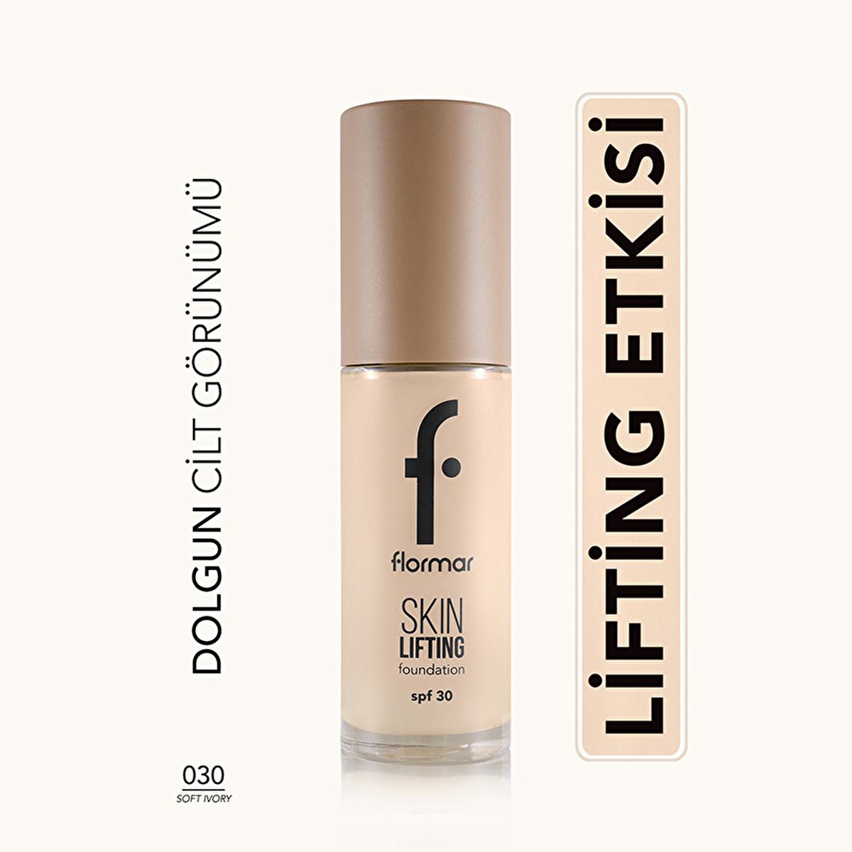 Flormar Anti-Aging Foundation Makeup - Natural Finish, SPF 30, Creamy Texture | Flormar Skin Lifting by Beauty Care Bag