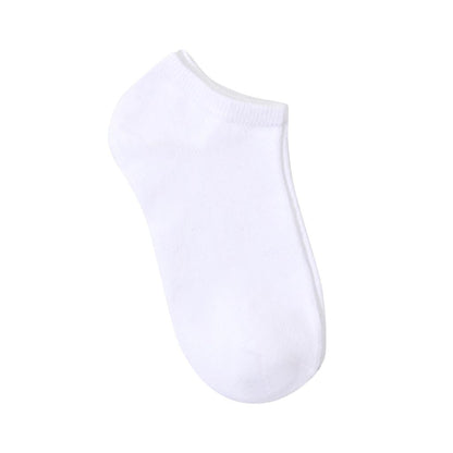 Eklips White Sneaker Socks Comfortable Low-Cut 5-Pack by Beauty Care Bag