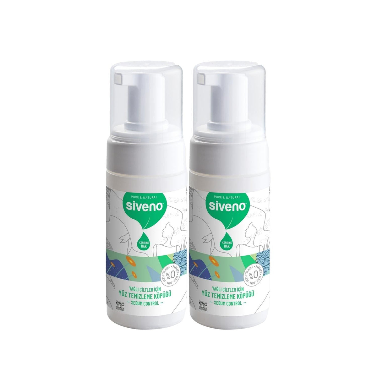 Siveno natural face cleansing foam