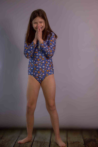 flowers swimsuit by Keep the Littles Wild