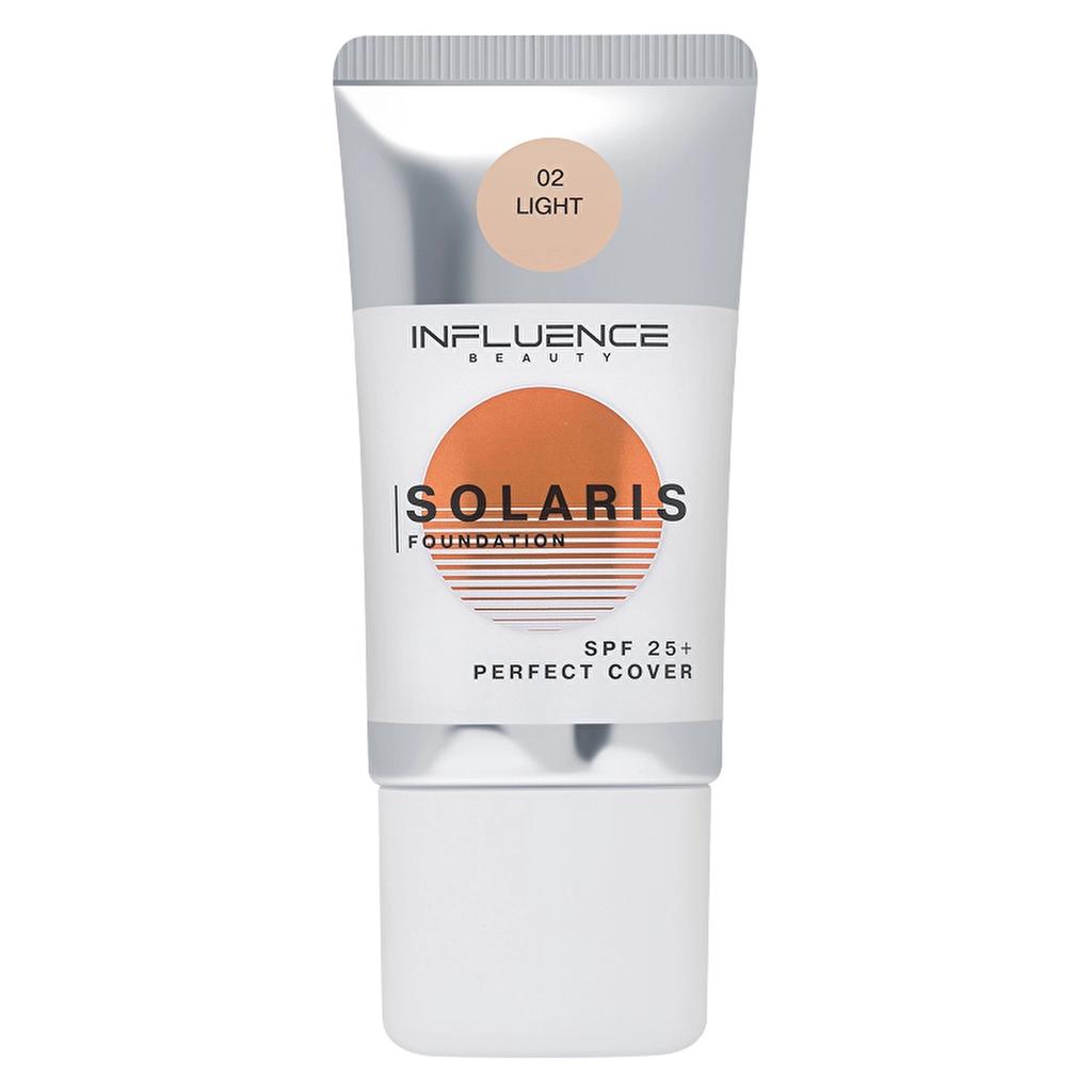 Influence Beauty Solaris Foundation SPF 25 02 Light by Beauty Care Bag