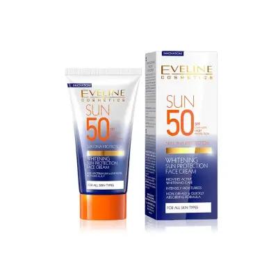 Eveline Sun Protection Whitening Cream SPF50+ 50 ml by Beauty Care Bag