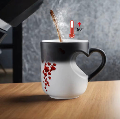 LoveReveal Color-Change Heart Mug by V.I.P Digital Presence