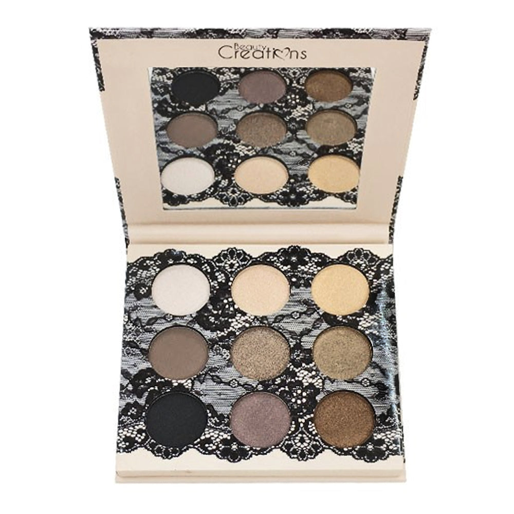 BEAUTY CREATIONS Boudoir Shadows 9 Shades Eyeshadow Palette by Avera Group