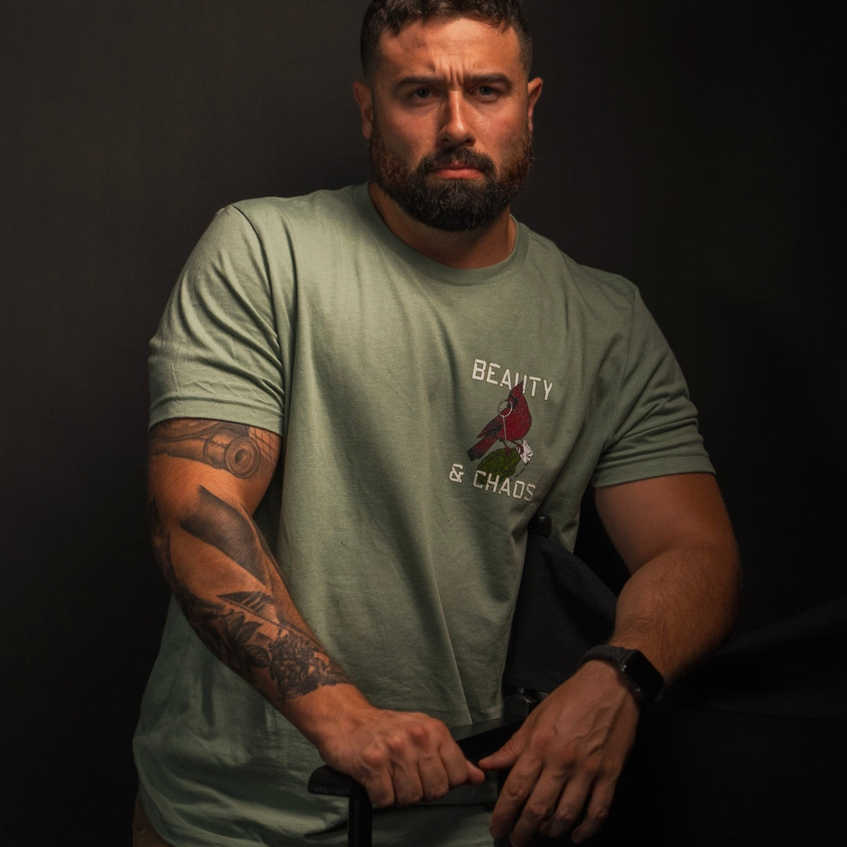 "Beauty and Chaos 2.0"- Tee by Tango Charlie Apparel