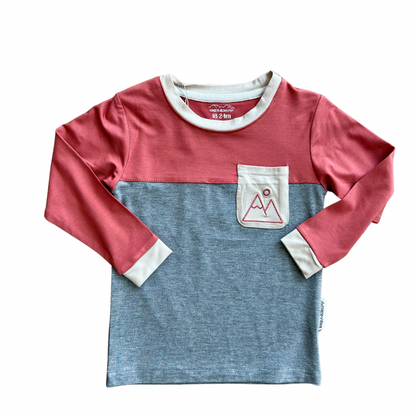 Mountain color block bamboo by Keep the Littles Wild