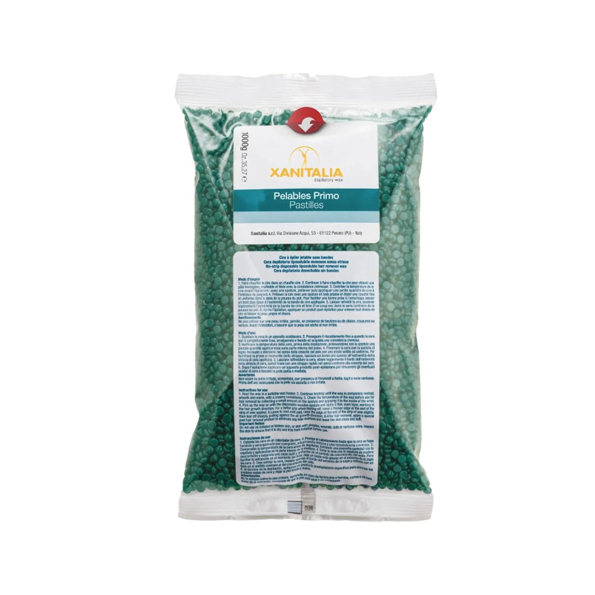 Tanaçan Xanitalia Soyulabilir İnci Ağda Azulen 1000 g - Peelable Pearl Wax for Smooth Skin by Beauty Care Bag