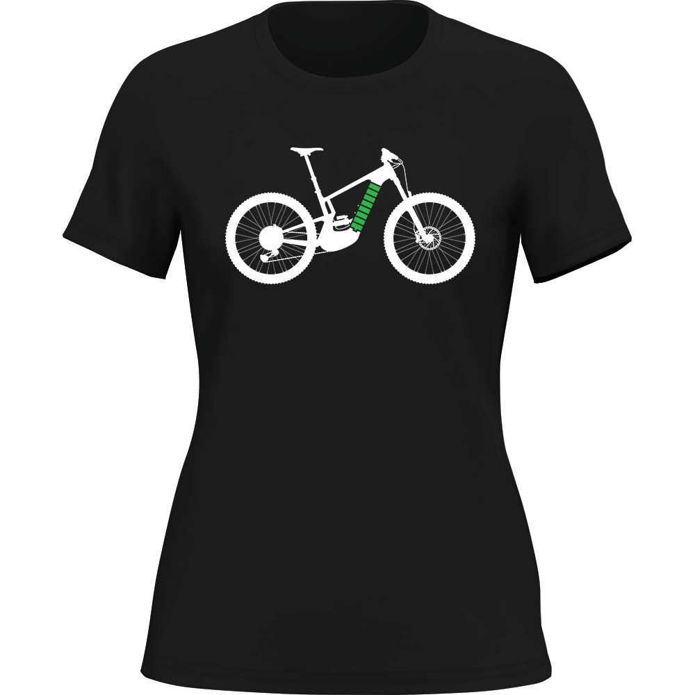 E Bike T-Shirt for Women by Outdoorzees