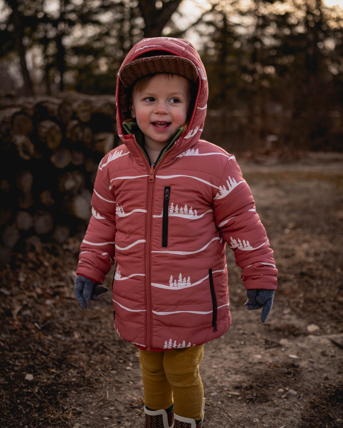 Hills Lightweight Reversible Puffy Jacket - Kids Mountain Adventure Gear by Keep the Littles Wild