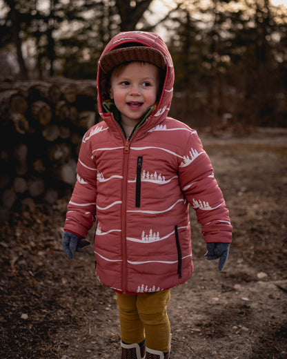 Hills Lightweight Reversible Puffy Jacket - Kids Mountain Adventure Gear by Keep the Littles Wild