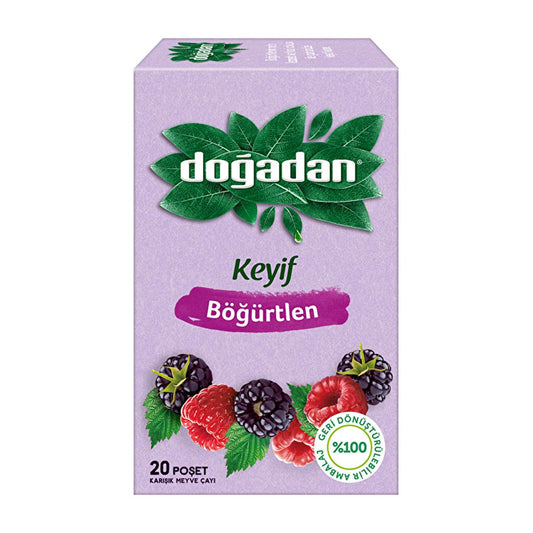 Doğadan Blackberry Herbal Tea, 20 tea bags