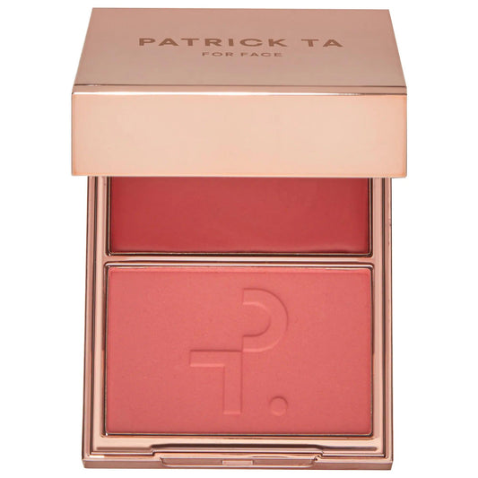 Major Headlines Blush Duo Compact - Long-Lasting Cream & Powder Blush for Radiant Glow by Beauty Care Bag