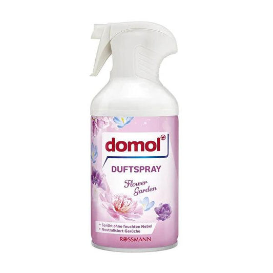 Domol Air Freshener Spray - Flower Garden Scent, 8.45 fl oz - Eliminates Odors, Freshens Indoor Spaces by Beauty Care Bag