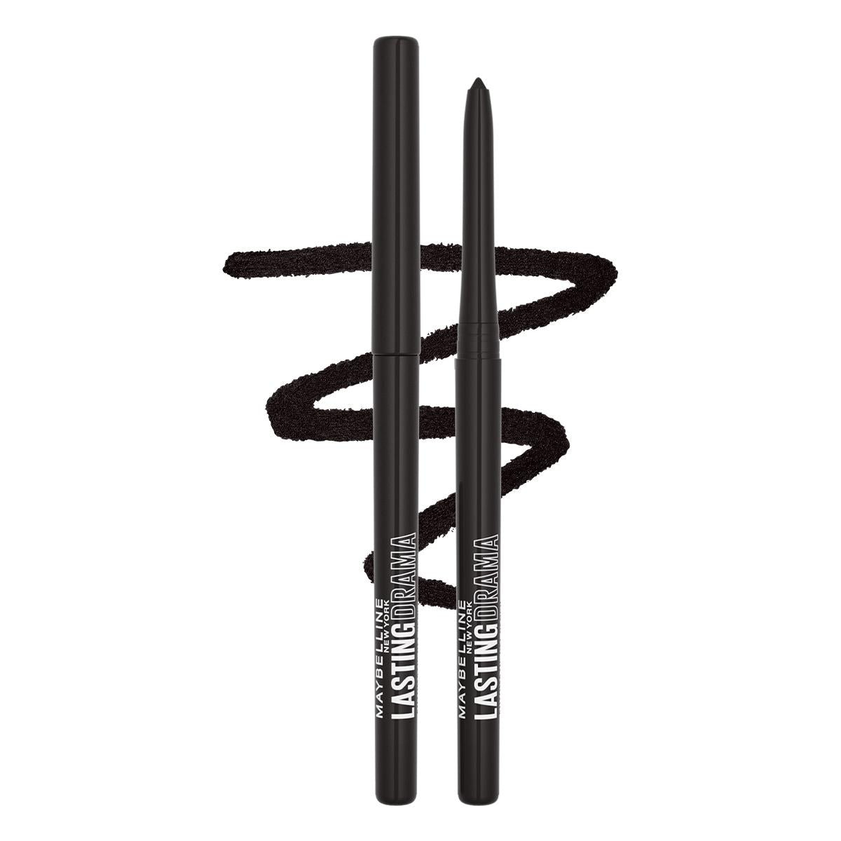 Maybelline Lasting Drama Midnight Black Automatic Gel Eyeliner: Smudge & Water Resistant, Long-Lasting Definition by Beauty Care Bag
