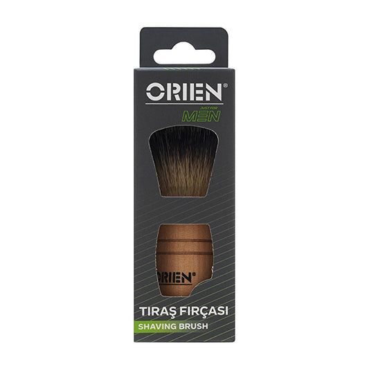 Orien Men synthetic shaving brush with wooden handle