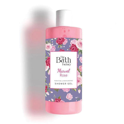 The Bath Factory Marvel Rose Hydrating Shower Gel 400 ml by Beauty Care Bag