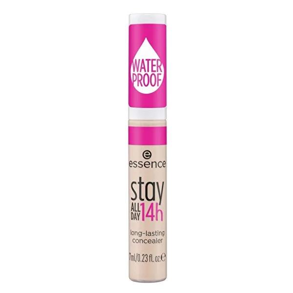 Essence Stay All Day 14h Long Lasting Concealer - Light Honey, Full Coverage, Waterproof, Matte Finish, Transfer-Proof Concealer for Dark Circles by Beauty Care Bag